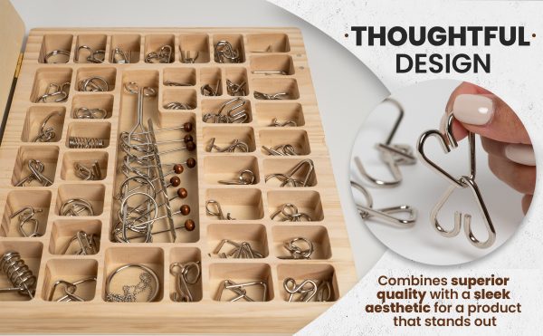 Luxurious Metal Brain Teaser Set – Challenge, Engage, and Impress