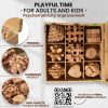 Handcrafted Wooden Brain Teaser Set G1 – Elegance Meets Challenge