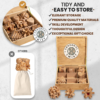 Handcrafted Wooden Brain Teaser Set G1 – Elegance Meets Challenge
