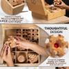 Handcrafted Wooden Brain Teaser Set G1 – Elegance Meets Challenge