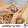 Handcrafted Wooden Brain Teaser Set G2 – Elegance Meets Challenge
